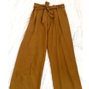 Linen wide pants